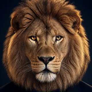 Midnight lion
